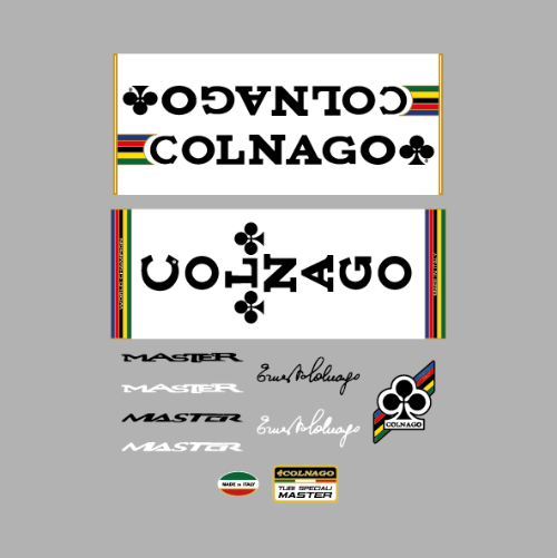 COLNAGO Head Tube Sticker Set (x2) - Classic Road Bike Bicycle Decals - Free Shipping