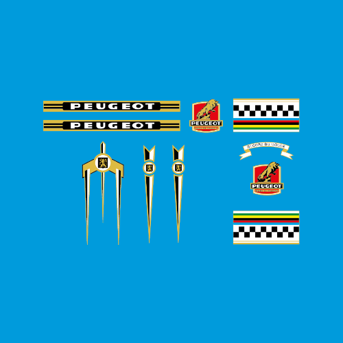 Peugeot Set 0701 Bicycle Decals