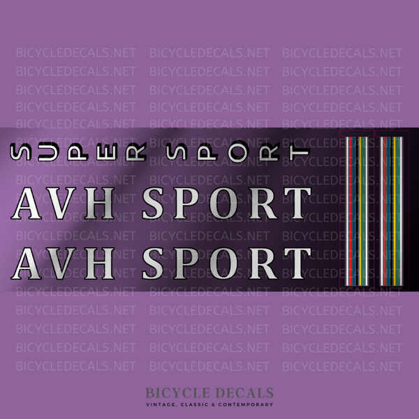 AVH Sport SET 1-Bicycle Decals