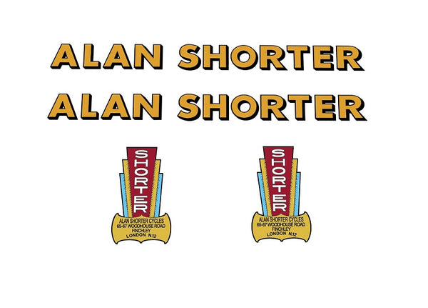 Alan Shorter SET 02-Bicycle Decals