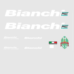 Bianchi Reparto Corse Bicycle Decals - White