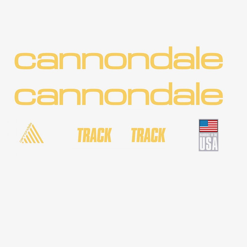 Cannondale Track Bike Stickers / Decals n.041 – Bicycle Decals