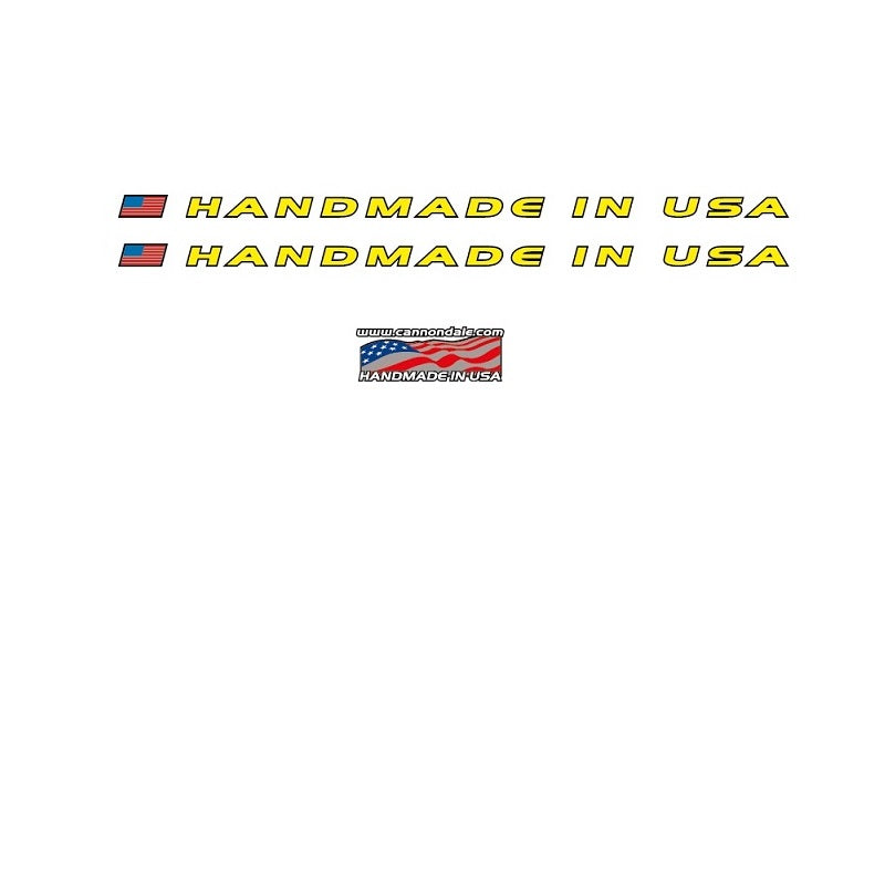 Cannondale Handmade in USA Bicycle Decal -A – Bicycle Decals
