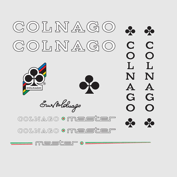 Colnago Master Decals White/Black