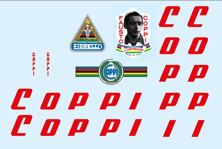 Coppi SET 0006 – Bicycle Decals