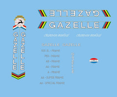 Gazelle Set 1-Bicycle Decals