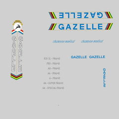 Gazelle Set 42-Bicycle Decals