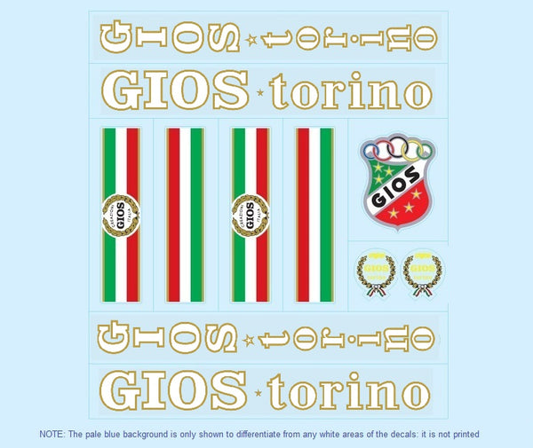 Gios Set 8-Bicycle Decals