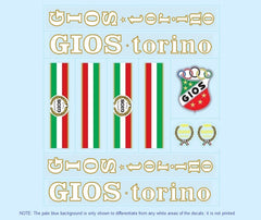 Gios Set 8-Bicycle Decals