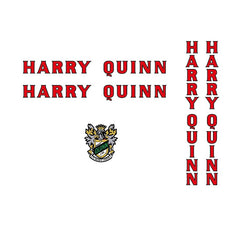 Harry Quinn Set 7-Bicycle Decals