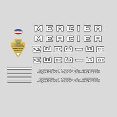 Mercier Set 0629-Bicycle Decals