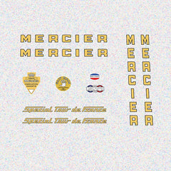 Mercier Set 505-Bicycle Decals