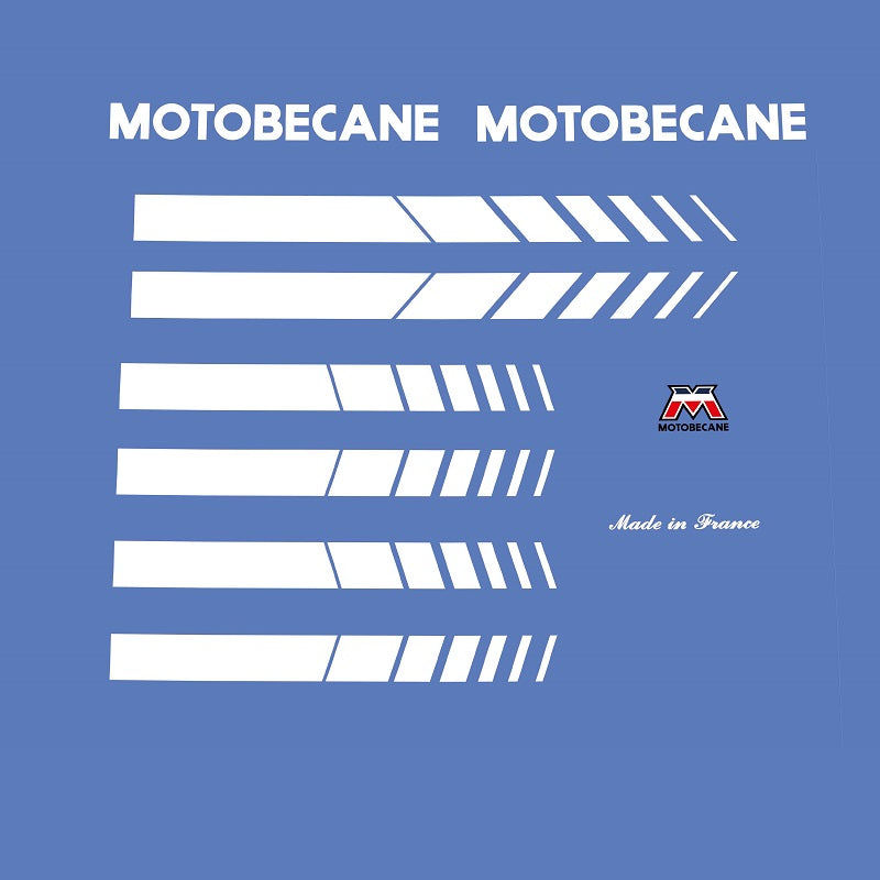 Kit déco autocollants stickers MBK pour Motobécane 51 super bleue