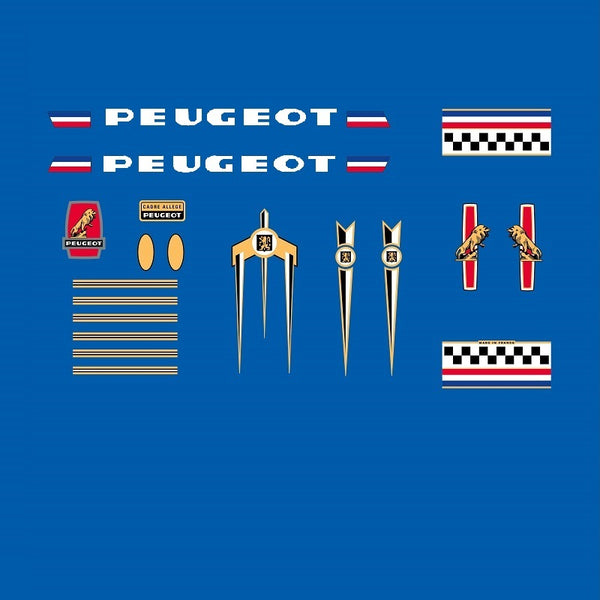 Peugeot Set 257 AO8 Bicycle Decals