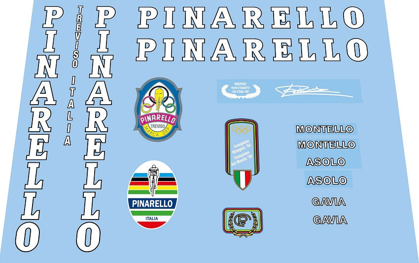 pinarello aufkleber rennrad Pinarello SET 0010 – Bicycle Decals