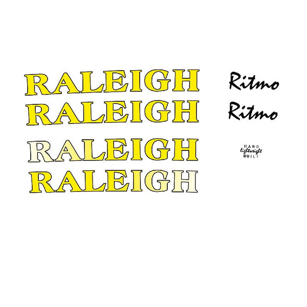 Raleigh Ritmo Bicycle Decals Stickers
