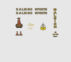 Raleigh Set 520-Bicycle Decals