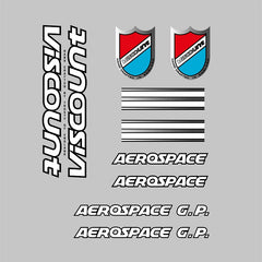 Viscount Aerospace G.P. bicycle decals stickers