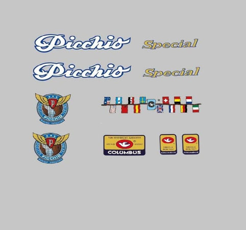 Picchio Special Decals-Bicycle Decals