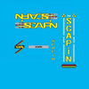 New Scapin Decals in Yellow-Bicycle Decals