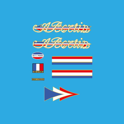 Andre Bertin Bicycle Decals / Stickers