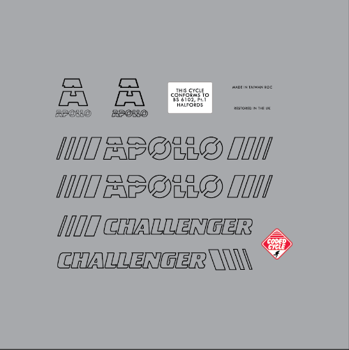 Apollo Set 0100 | Bicycle Decals