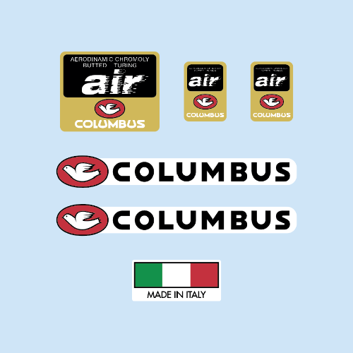 Adesivi Decalcomanie Columbus – Set Di Stickers Per Tubi Acciaio Speciale, Fatti In Italia - Foto 4