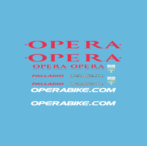 Opera Set 0100 – Bicycle Decals