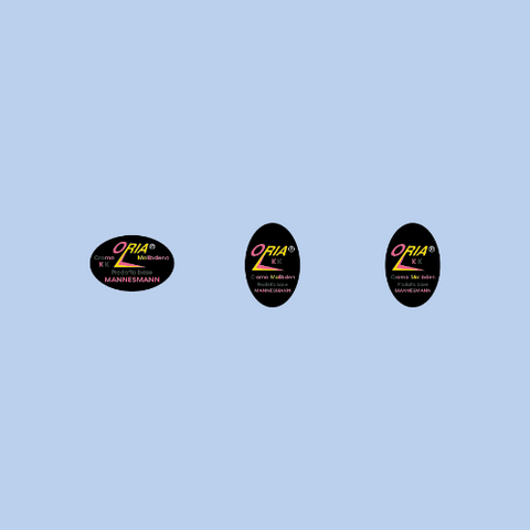 Oria Bicycle Tubing Decals / Stickers