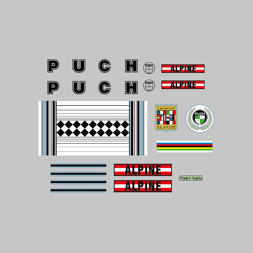 Puch Set 0003 | Bicycle Decals