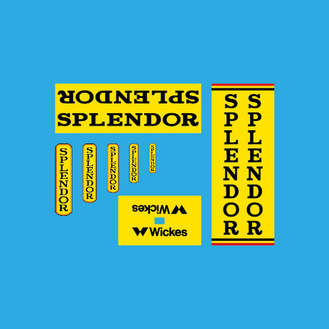 Splendor Bicycle Decals / Stickers