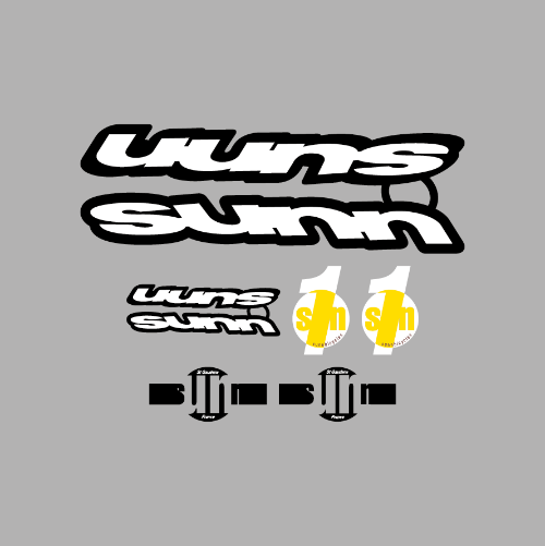 Sunn Set 0001 | Bicycle Decals