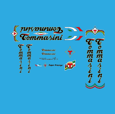 Tommasini Bicycle Decals / Stickers