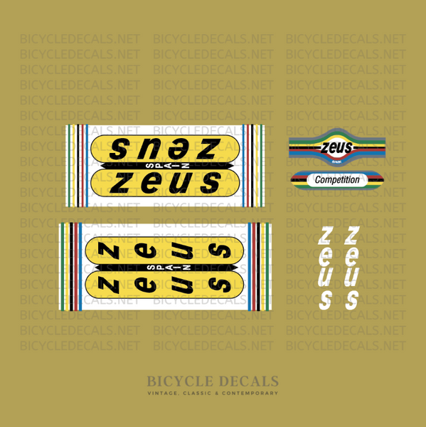 Zeus Set 0001 | Bicycle Decals