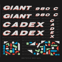 Giant SET 3-Bicycle Decals