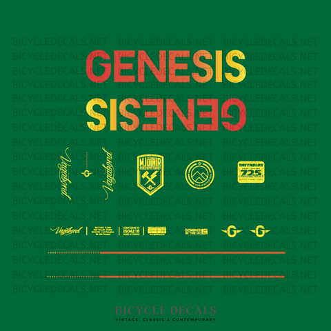 Genesis Bicycle Decals / Stickers