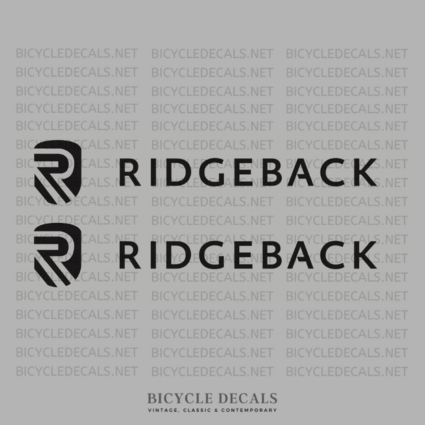 Ridgeback Set 2-Bicycle Decals