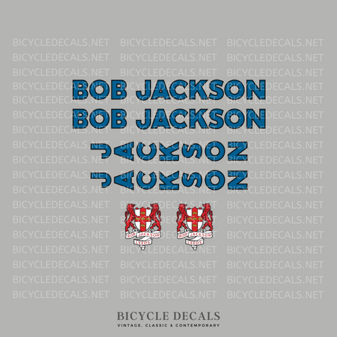 Bob Jackson Bicycle Decals / Stickers / Transfers