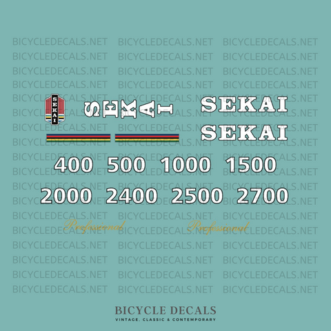 Sekai Bicycle Decals / Stickers
