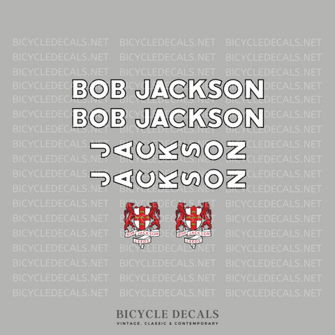 Bob Jackson Bicycle Decals / Stickers / Transfers
