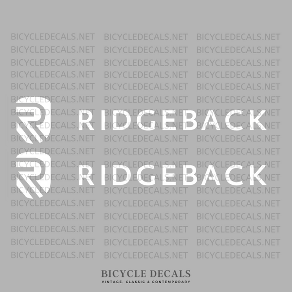 Ridgeback Set 1-Bicycle Decals