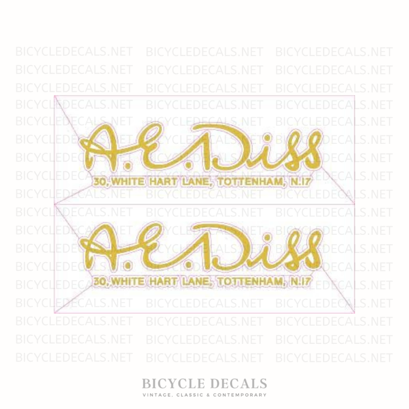 A.E.Diss SET 1-Bicycle Decals