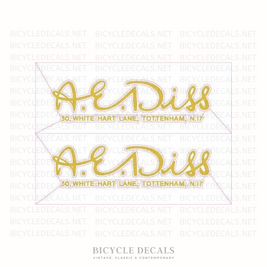 A.E.Diss SET 1-Bicycle Decals