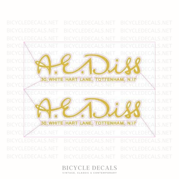 A.E.Diss SET 1-Bicycle Decals