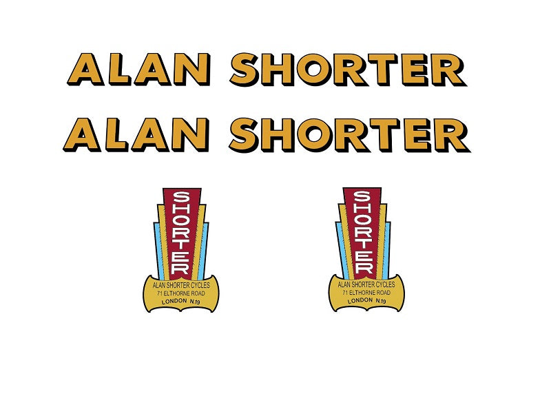 Alan Shorter SET 01-Bicycle Decals