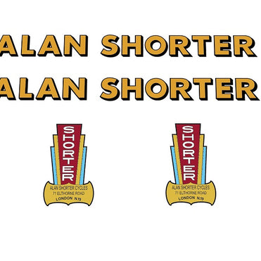 Alan Shorter SET 01-Bicycle Decals