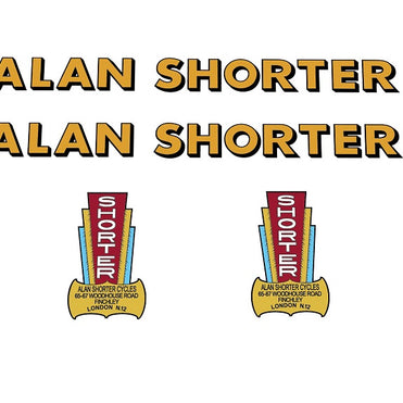 Alan Shorter SET 02-Bicycle Decals