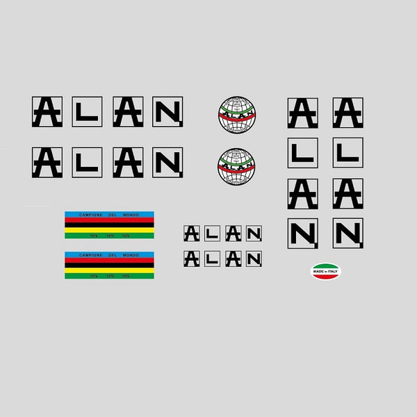 Alan Set 30-Bicycle Decals