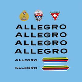 Allegro Set 100-Bicycle Decals