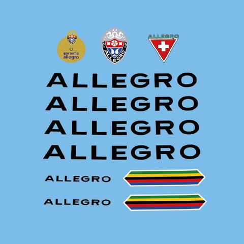 Allegro Bicycle Decals / Stickers